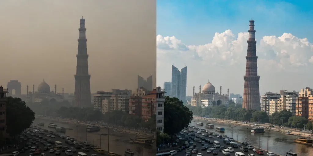 AQI to Cigarette Calculator — understand how air pollution compares to cigarette smoking